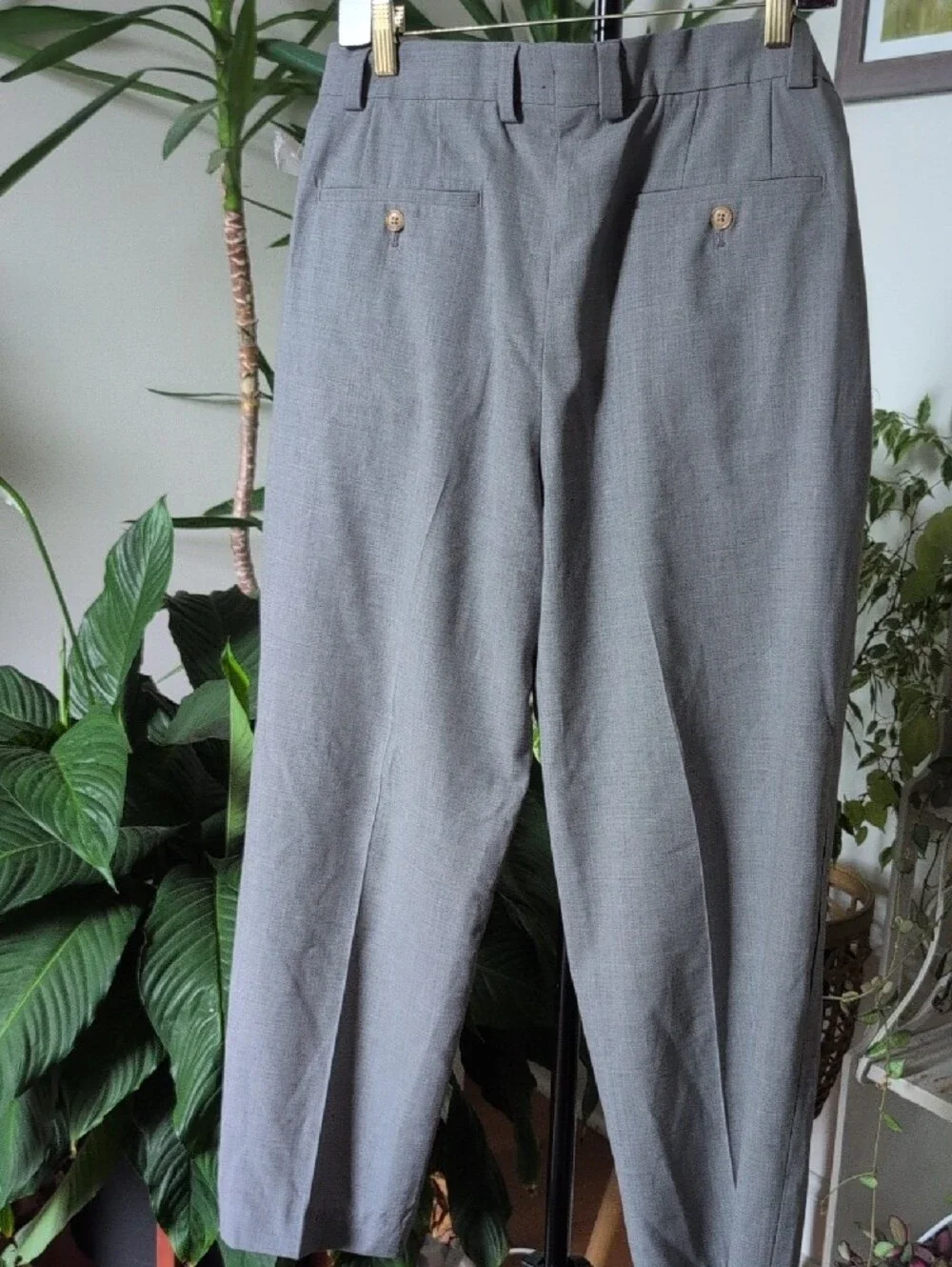 NWOT Lands' End Men's Gray Wool Dress Pants